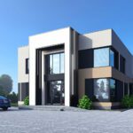 Apartamenty białaelewacja