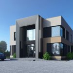 Apartamenty czarna elewacja
