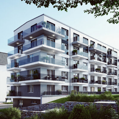 elewacje apartamentowców