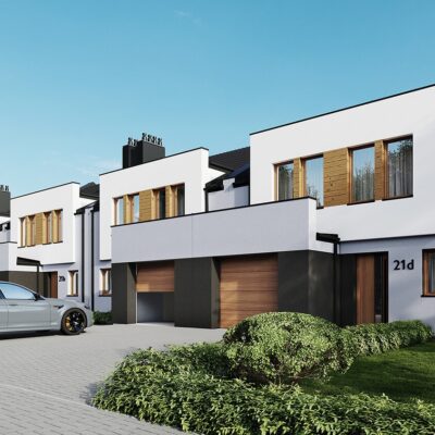 elewacja apartamentowców kostki